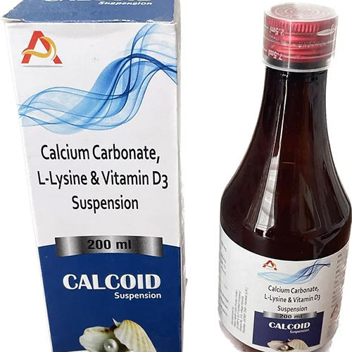 Calcium Carbonate L-Lysin And Vitamin D3 Suspension