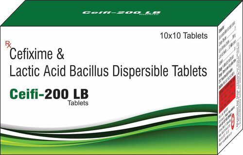 Cefixime And Lactic Acid Bacillus Dispersible Tablets