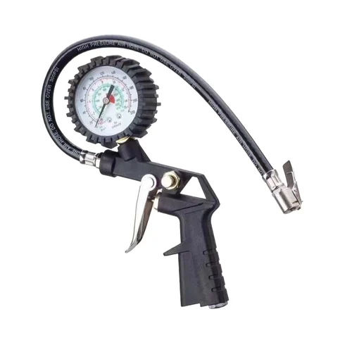 Black Tg-11 Tyre Inflator Gauge