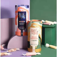 Tube And Round Boxes - Fully Recycled Cardboard, Customized Size, Multi Color, Matte Finish, Digital Printing (cmyk) For Food Packaging And Gift Solutions