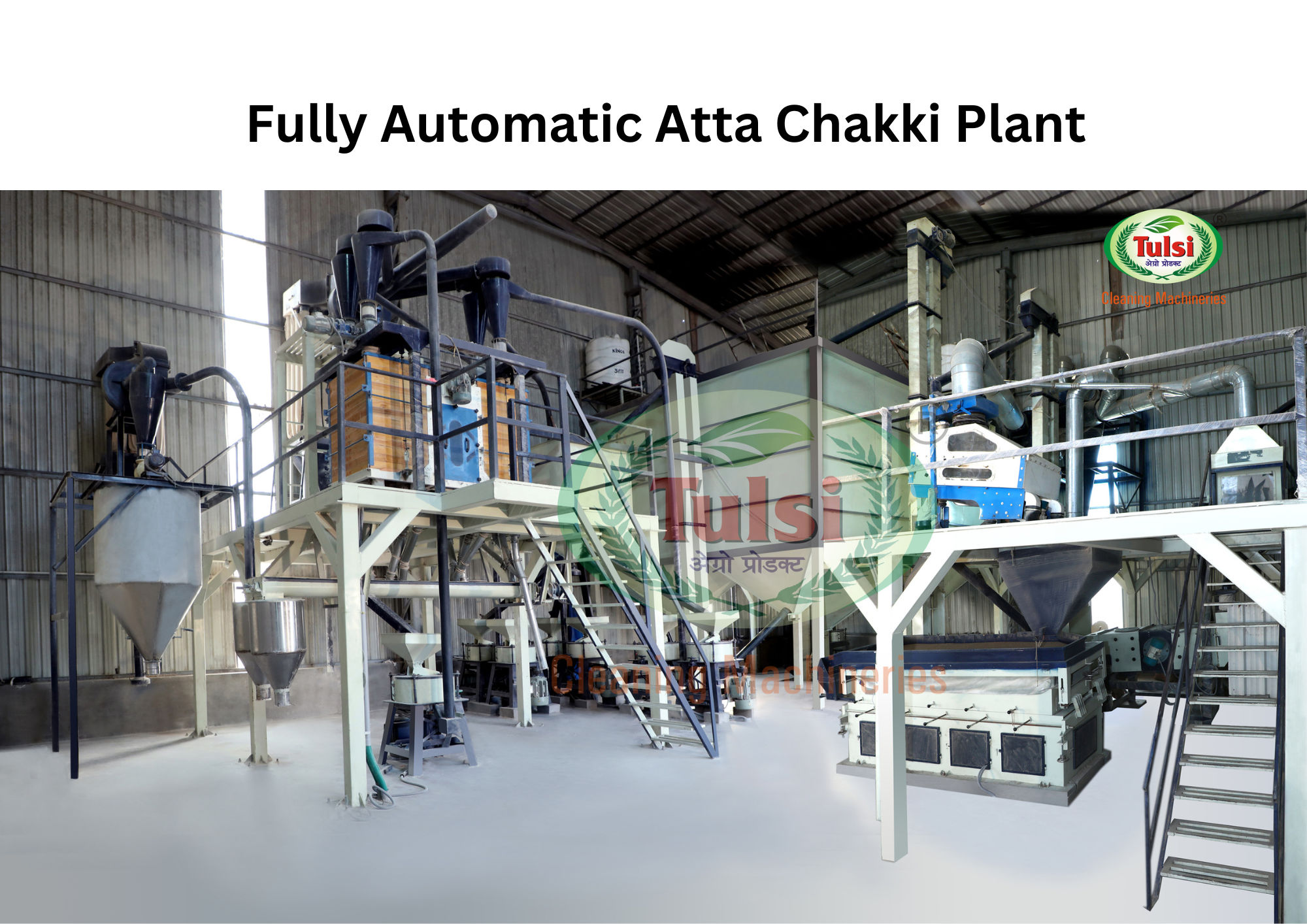 Fully Automatic Industrial Atta Chakki Plant