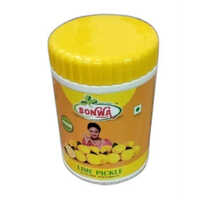 1 Kg Lime Pickle - Elongated Shape, Spicy Flavor | High Quality, Preserved In Oil, No Additives Or Preservatives
