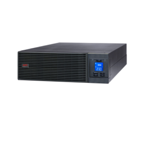 SRV15KUXI-IN Double Conversion Online UPS - 15kVA, 230V Output, 3U Rack-Mounted | Black, Sine Wave, 95% Efficiency, IP20 Protection
