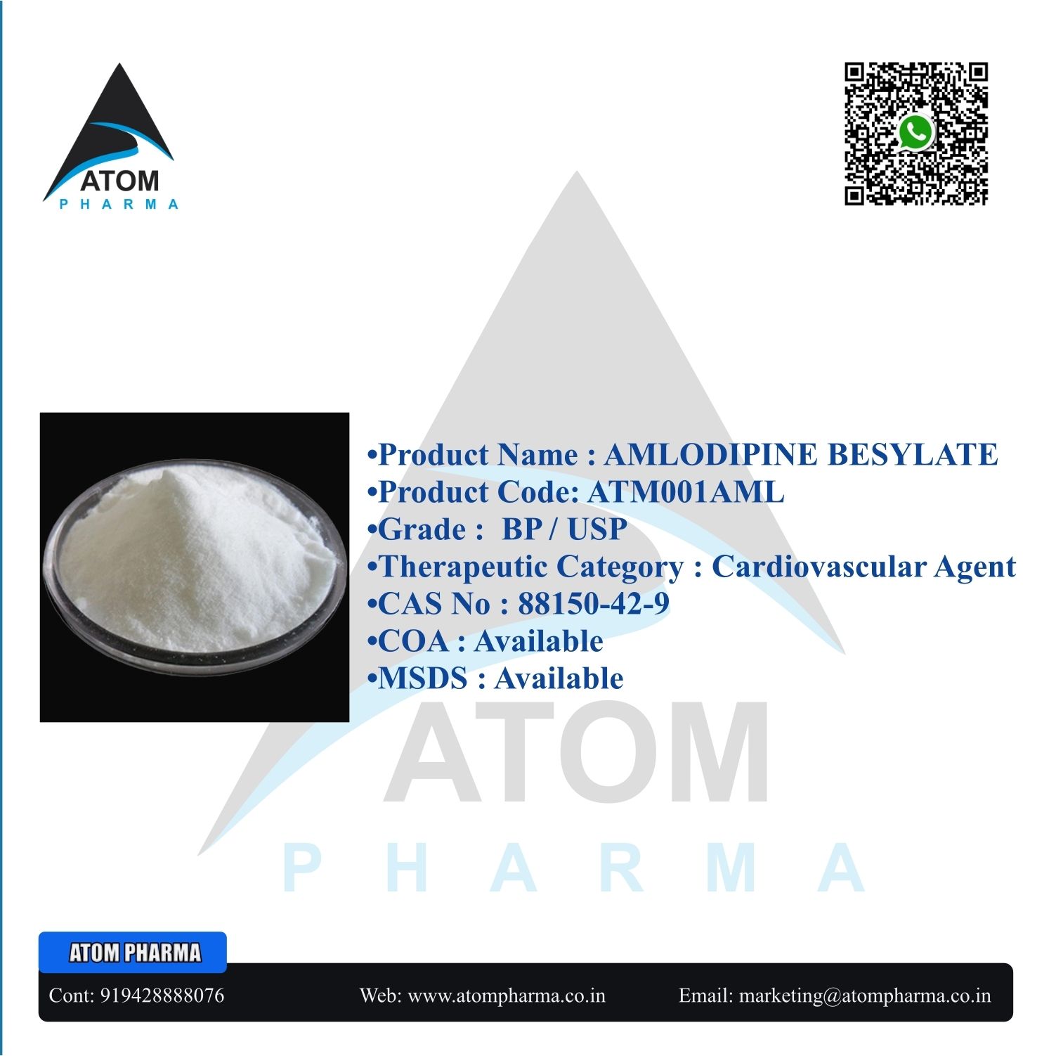 AMLODIPINE BESYLATE API