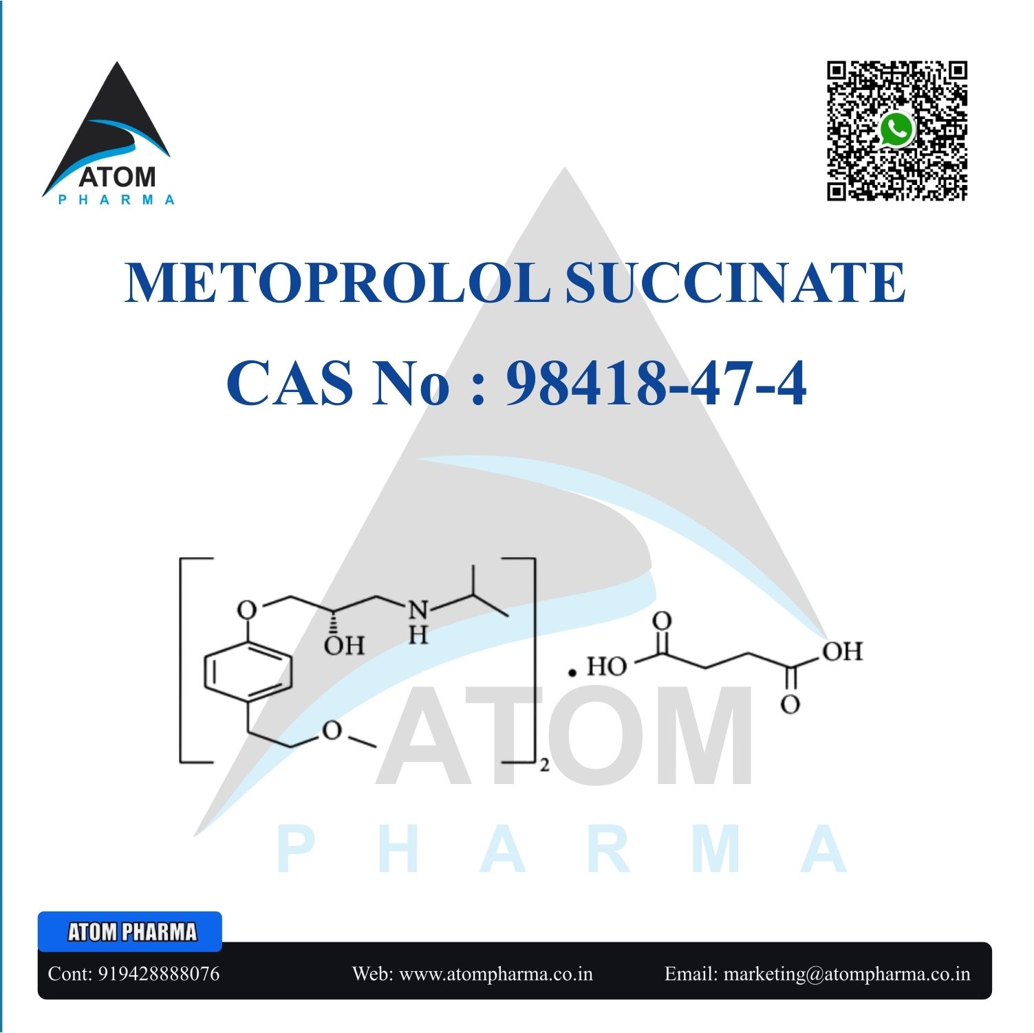 METOPROLOL SUCCINATE API