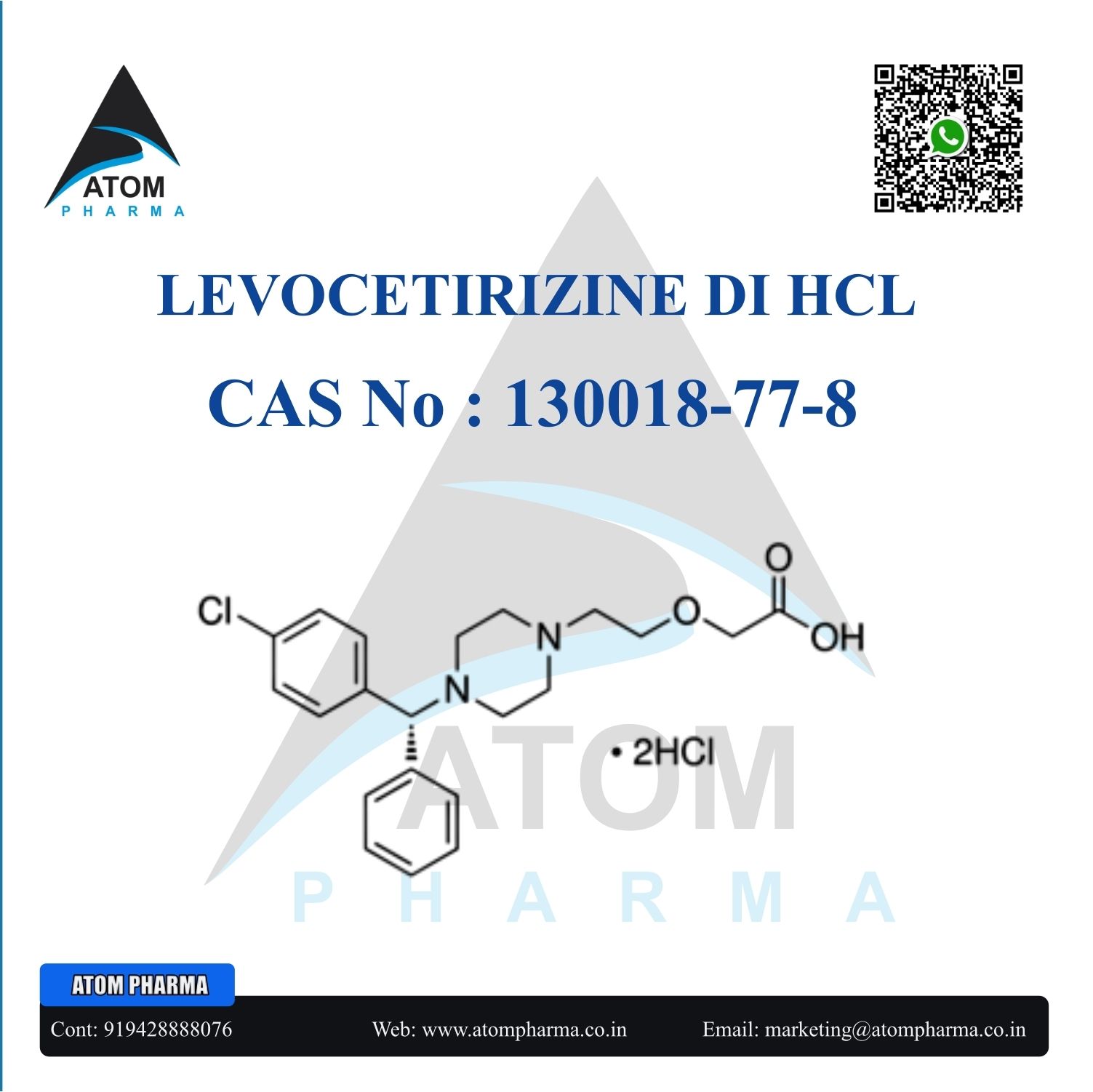 LEVOCETIRIZINE DI HCL API