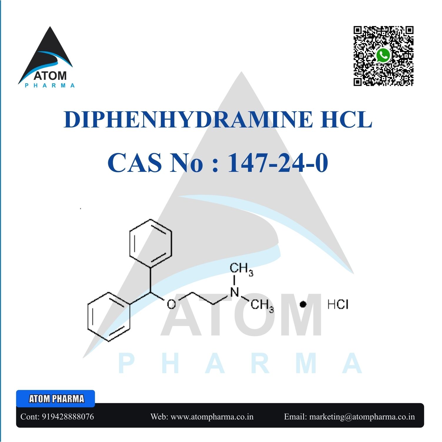 DIPHENHYDRAMINE HCL API