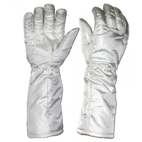 Silver Heat Resistant Hand Gloves