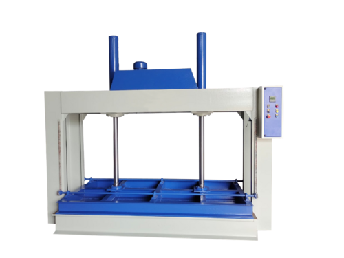 HYDRAULICALLY OPERATED SINGLE DAY LIGHT COLD PRESS MODEL KI-CP-100T