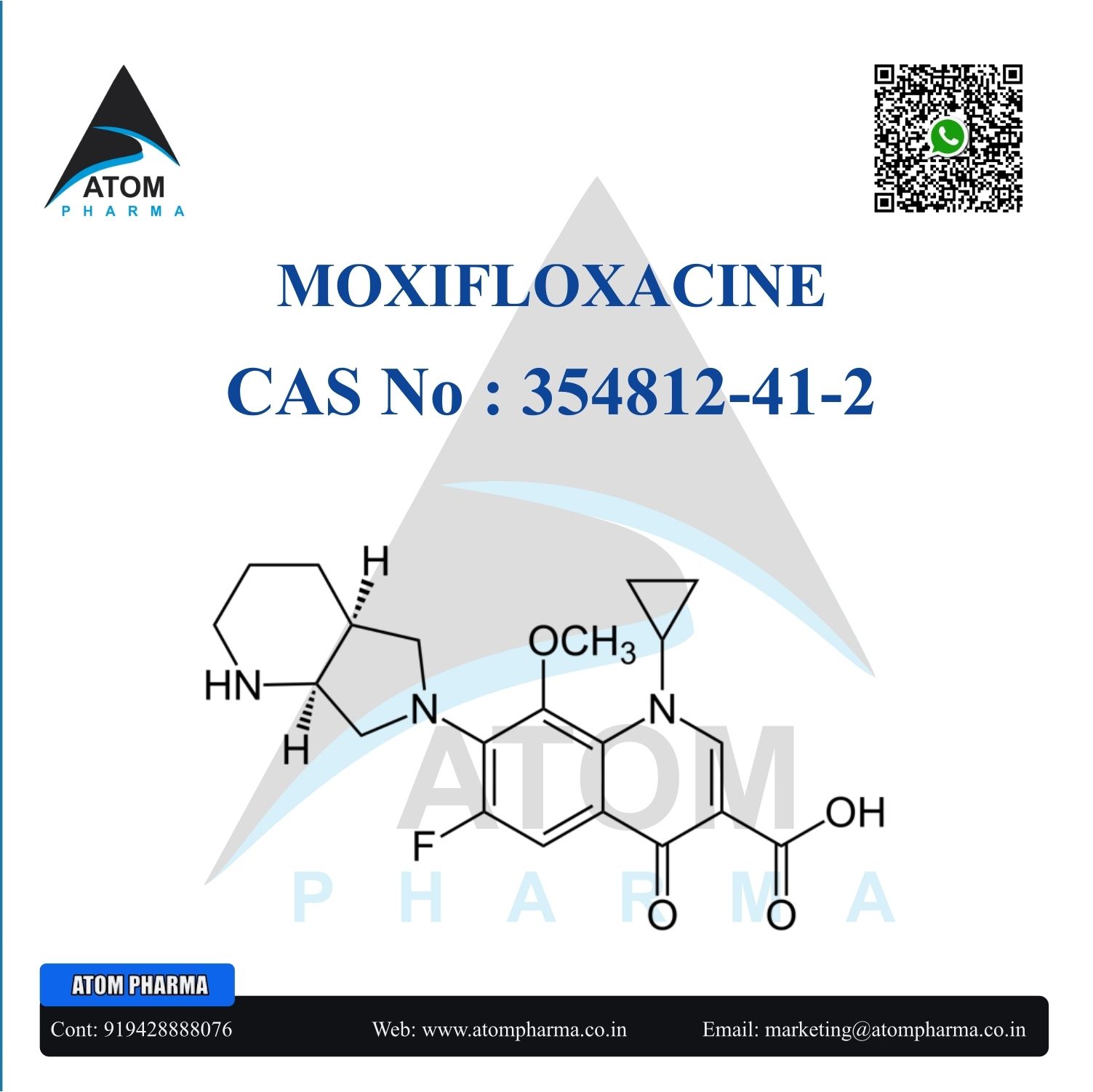 MOXIFLOXACIN API