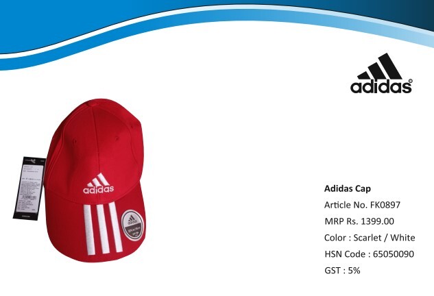 ADIDAS COTTON CAP IN RED COLOUR