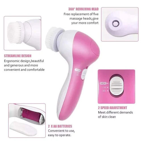 Battery Appliances 5 In 1 Face Massager