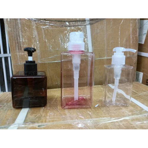 Hand Wash Bottle - Durable Plastic PET Bottle | Ideal for Chemical and Pharmaceutical Use