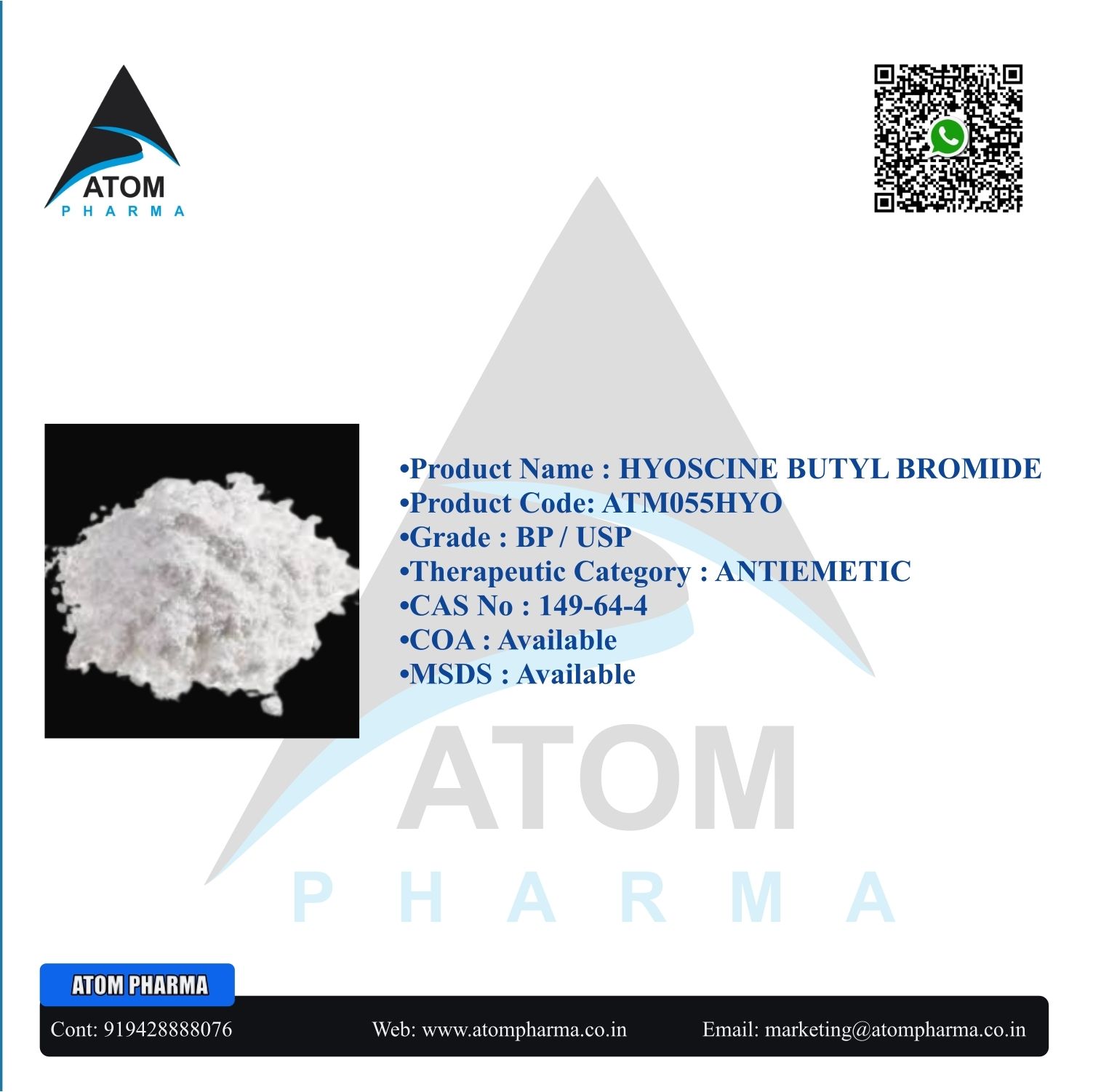 HYOSCINE BUTYLBROMIDE API