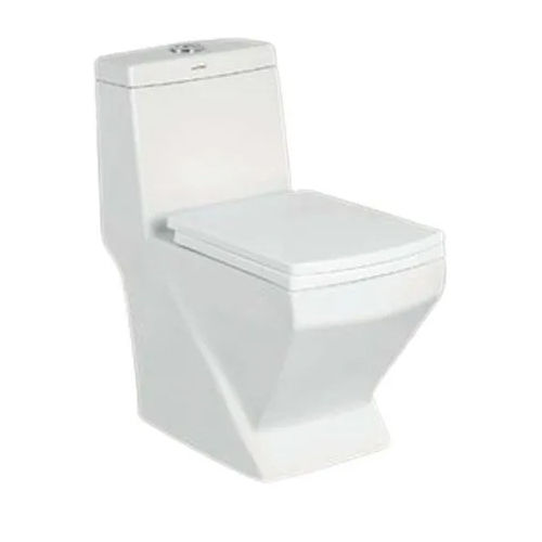 White One Piece Toilet Seat