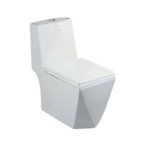 White Designer One Piece Toilet Seat