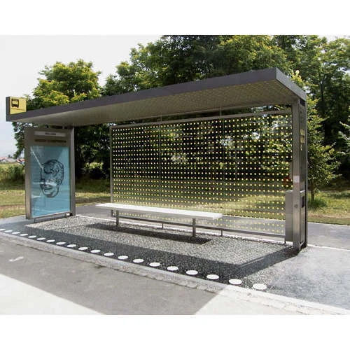 Stainless Steel Bus Shelter Application: Commercial