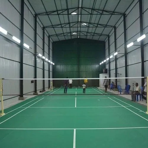 Steel Badminton Court Roofing Shed