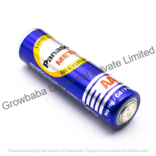 Size: AA 1.5volt Zinc Battery
