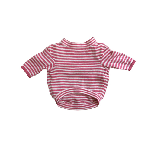 MP Dog Cotton T-Shirt - Machine Knit XS Size Red & White | Ideal Pet Apparel for Your Furry Friends