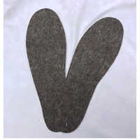Mp2312050143-1 Wool Felt Shoe Insole - Synthetic Leather, 7 Size, Mix Brown Color | Washable, Quick Dry, Shoe Care Accessory