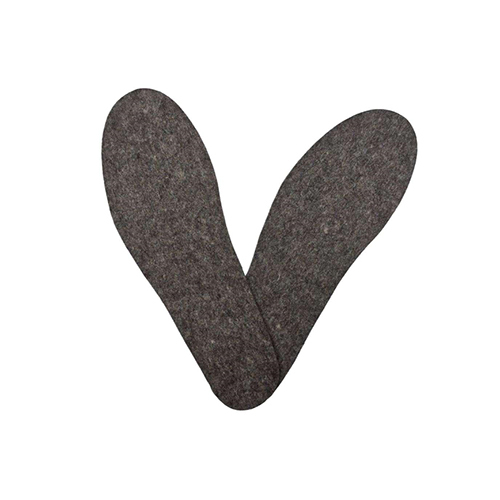 MP-4 Wool Felt Shoe Insole - Synthetic Leather, Size 10, Thickness 2-3MM, Mix Brown | Washable, Quick Dry, Shoe Care Accessory