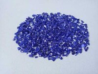 Cobalt Blue Color Glass Stone Chips And Aggregate Stone Special Premium Terrazzo Tiles Designee Used - Size: Size: (1) 1-3 Mm (2) 3-6 Mm (3) 3-6 Mm (4) Customized