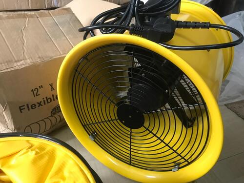 Turbine Ventilator Fan With Duct - Color: Yellow