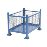 Ms Storage Bin Rack - MS Steel 600mm Length Blue Color | 4 Shelves 1000kg Maximum Load Capacity Mobile Compactor Design