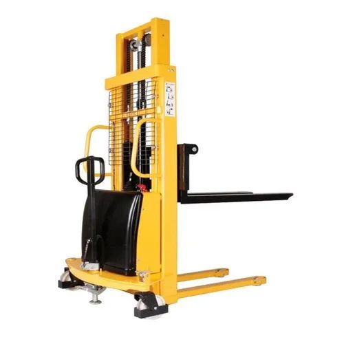 Battery Operated Drum Stacker - 3500mm Max Lifting Height, High Quality & Durable, Easy To Operate, Strong, Yellow-Black