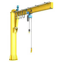 Yellow Jib Crane By Globe Machmovers