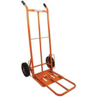 Toe Sack Truck - Mild Steel, 500 Kg Lifting Capacity, 250 Mm Height, Orange Color | Foldable Design, Durable, Easy To Operate