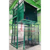 Durable Double Mast Hydraulic Goods Lift