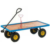 Turntable Platform Truck - Mild Steel, 2000 X 1000 X 1100 Mm | 2000 Kg Load Capacity, Durable & Easy To Operate