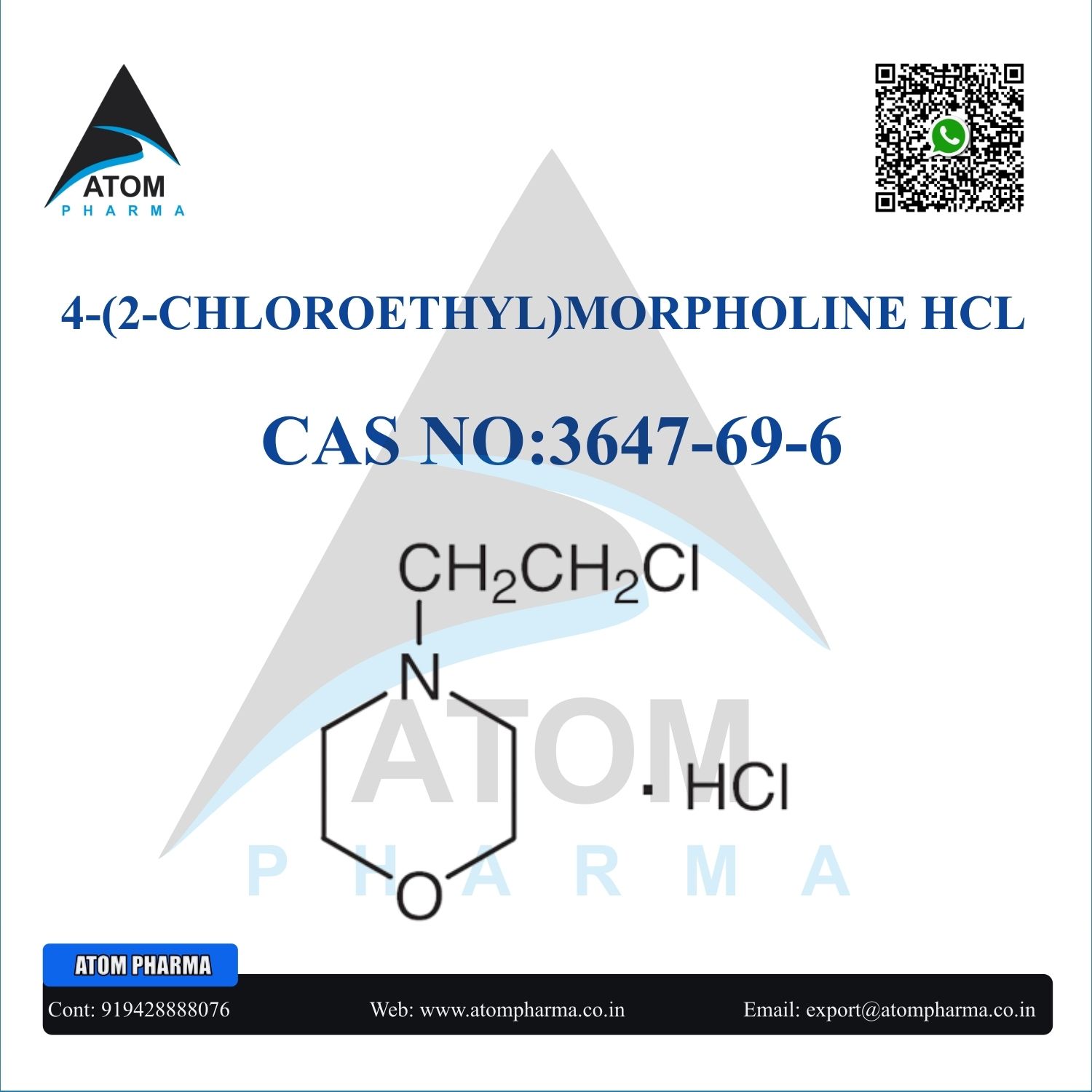 4-(2-CHLOROETHYL)MORPHOLINE HYDROCHLORIDE INTERMEDIATE