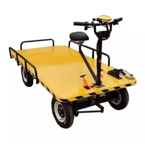 Yellow-Black 4 Wheel Industrial Electric Tow Truck