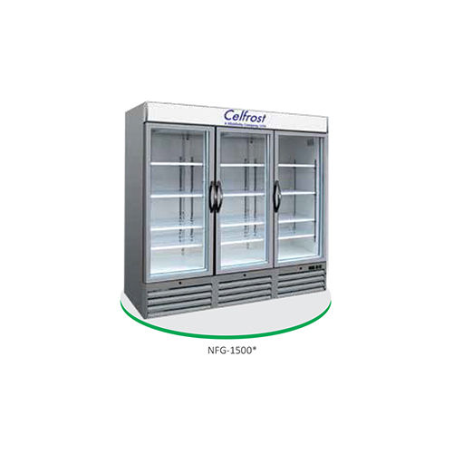 White Nfg-1500 Showcase Freezer