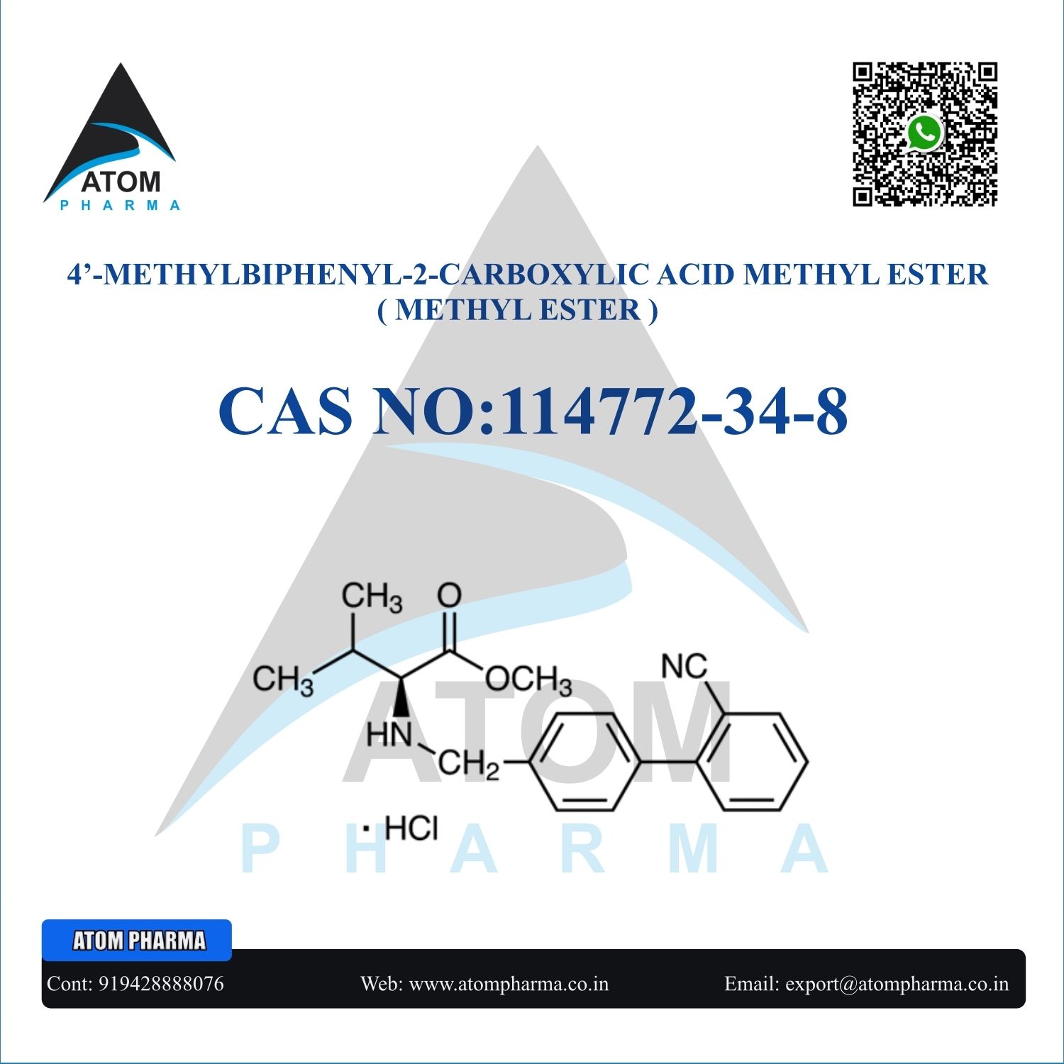 4 METHYLBIPHENYL 2 CARBOXYLIC ACID METHYL ESTER ( METHYL ESTER )