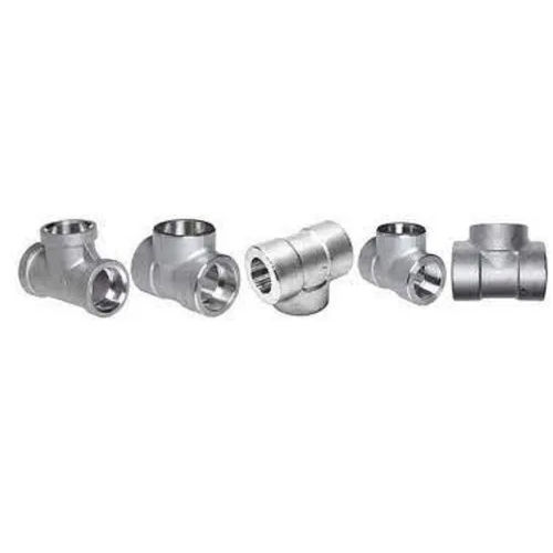 Socketweld Forged Pipe Fitting - Color: Silver