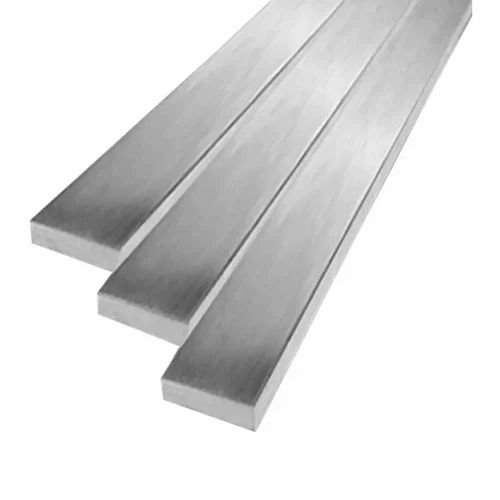 Aluminium Flat Bars - Color: Silver