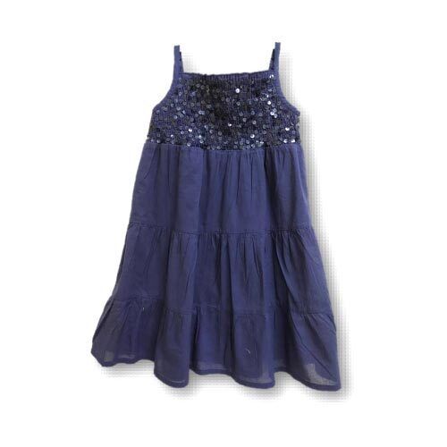 Nc-12 Cambric Smocking With Sequence Work Dress