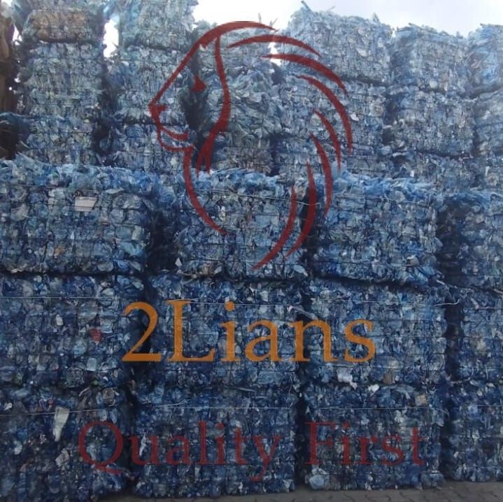 PET Bottles Baled Light Blue From Poland