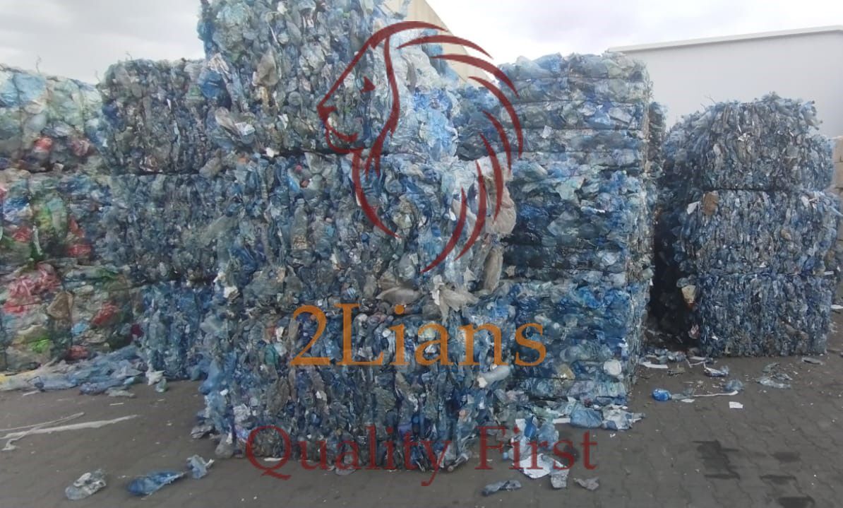 PET Bottles Baled Light Blue From Poland