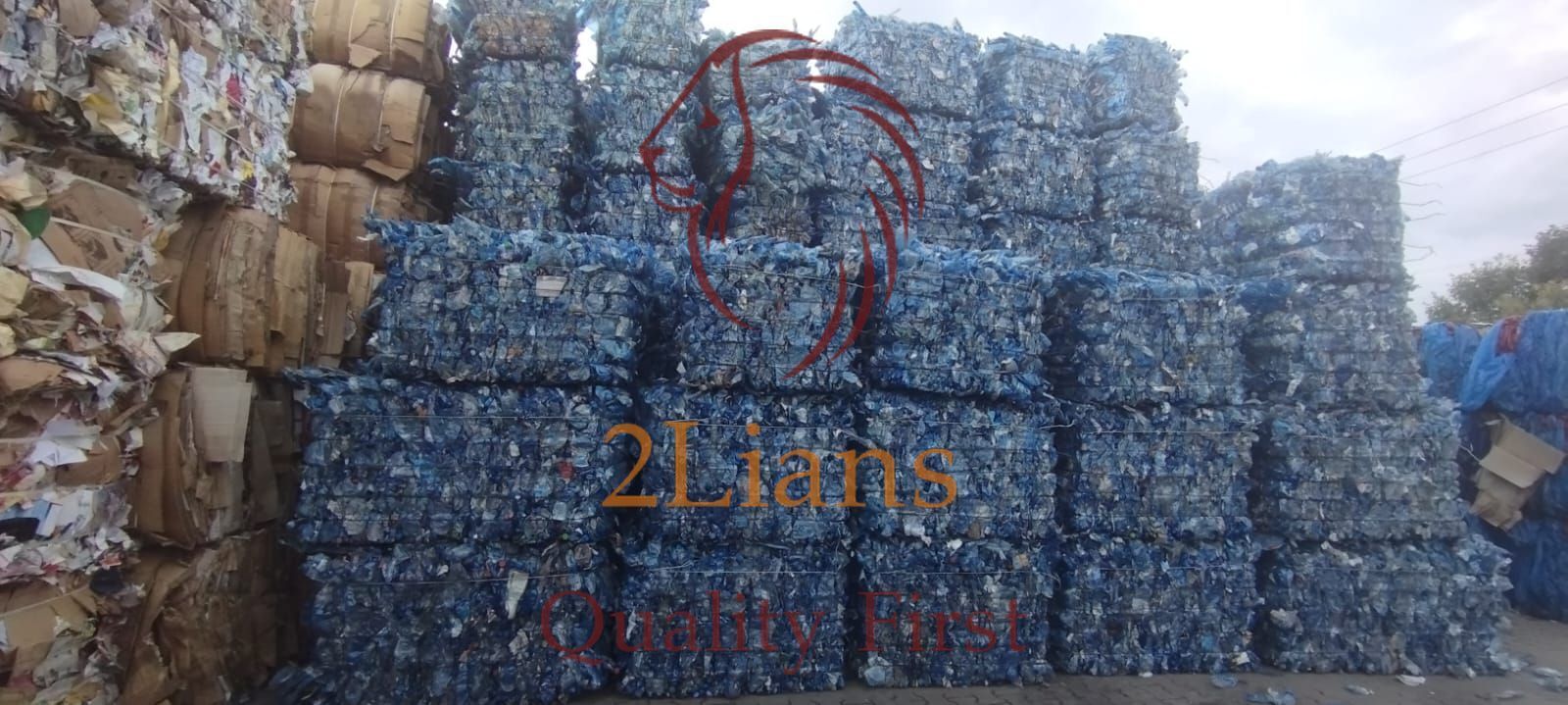 PET Bottles Baled Light Blue From Poland