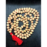 11 Mukhi Rudraksha Mala - Natural Rudraksha, 108 Round Beads, Traditional Religious Jewelry | Enhances Creativity, Communication, Optimism And Removes Fatigue