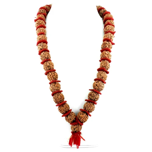 5 Mukhi Nepali Rudraksha Mala 54 Beads kantha Mala