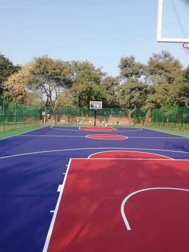Synthetic Basketball Court Flooring