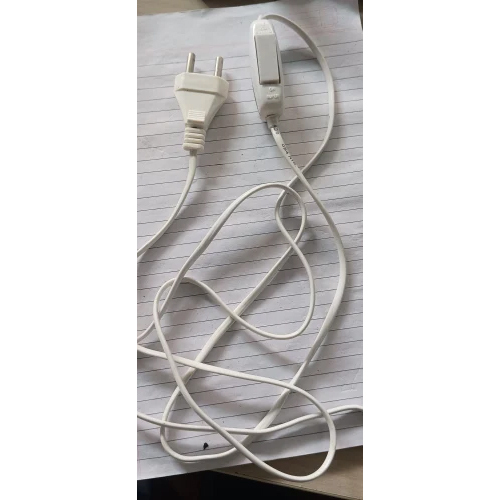 2 Pin Power Cord With Bat Switch