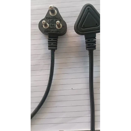 3 Pin Power Supply Cord - Color: As Per Availability