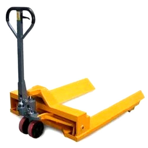 Yellow-Black Ergonomically Design Hard Structure Beam Hand Pallet Truck